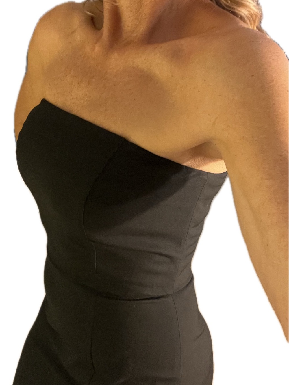 Ann Taylor Strapless Black Women’s Dress - Classic Evening Silhouette
